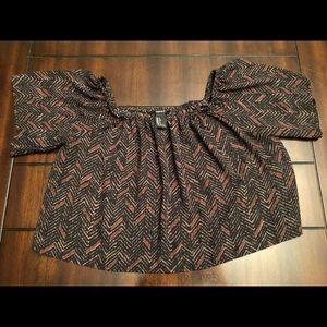 Forever 21 Short-Sleeve Crop Top